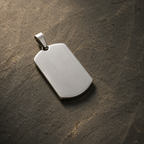 MINIMAL DOG TAG PENDANT