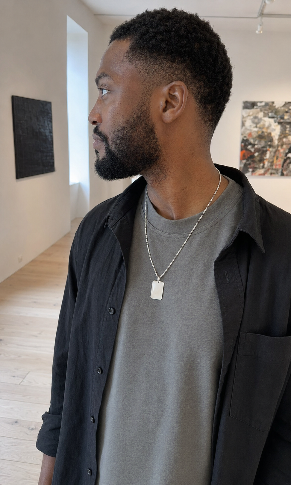 MINIMAL DOG TAG PENDANT